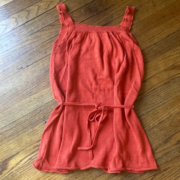 Erica Tanov cotton sweater tank - Picture 1 of 4